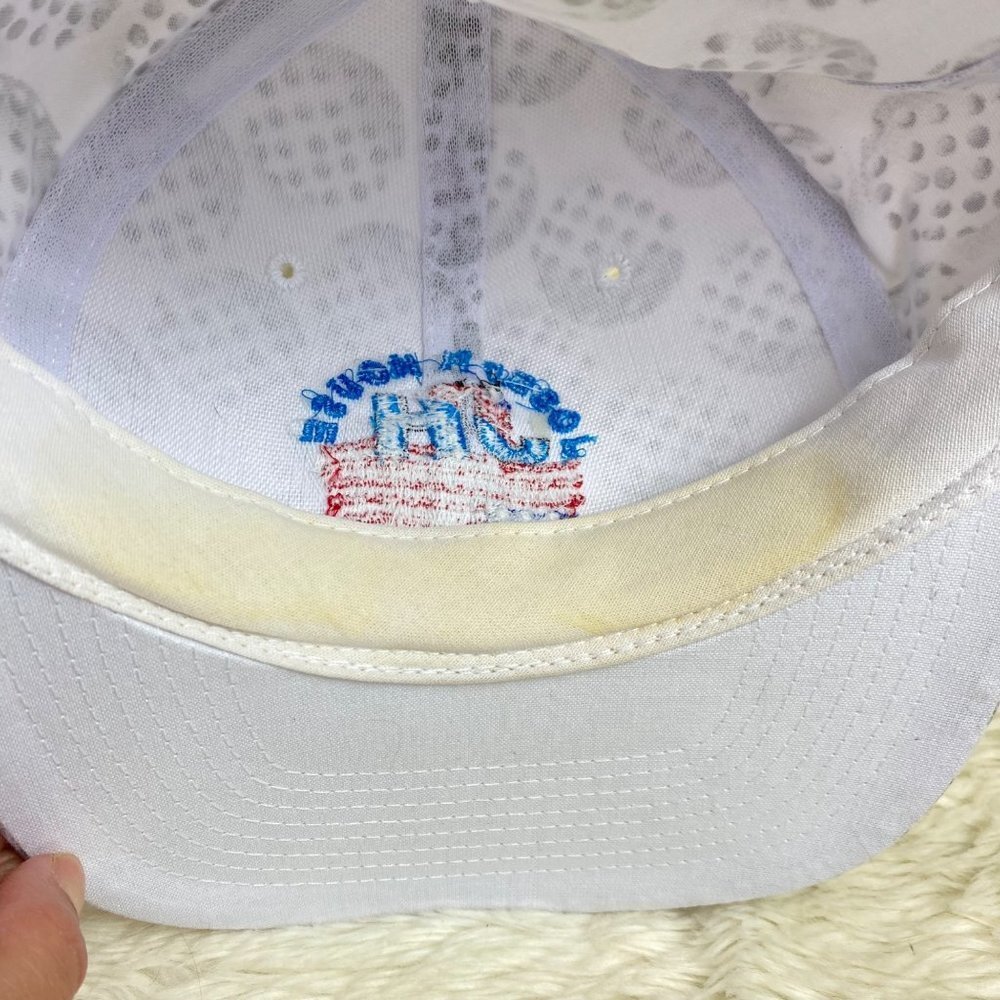 VTG Trucker Hat Golf Balls All Over Print American Flag Embroidery Joseph House - Picture 5 of 12